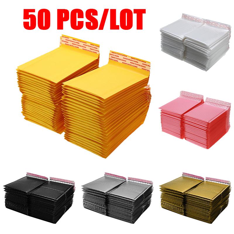 

Gift Wrap 10/30/50pcs/Lot Multi-color Foam Envelope Bags Self Seal Mailers Envelopes With Bubble For Mailing Packages
