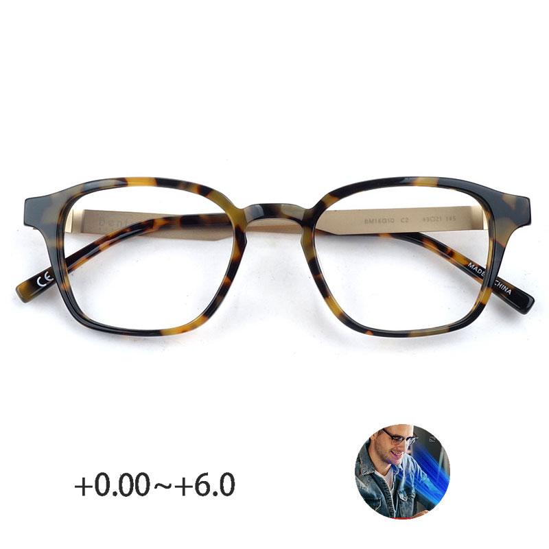 

Sunglasses Blue Light Blocking Reading Glasses Acetate Women Havana Lightweight Korea Brand