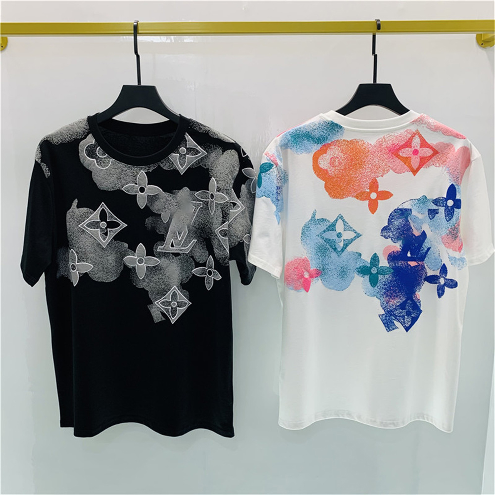 

Summer Men T-Shirts Cotton Shirts Solid Color Short Sleeve Tops Slim Breathable Men's streetwear Male Tees size XXXL clothes SS95, White;black