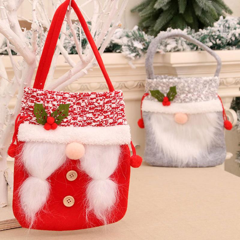 

Christmas Decorations Candy Bag Portable Drawstring Gift Multipurpose Storage For Carnival Masquerade Parties