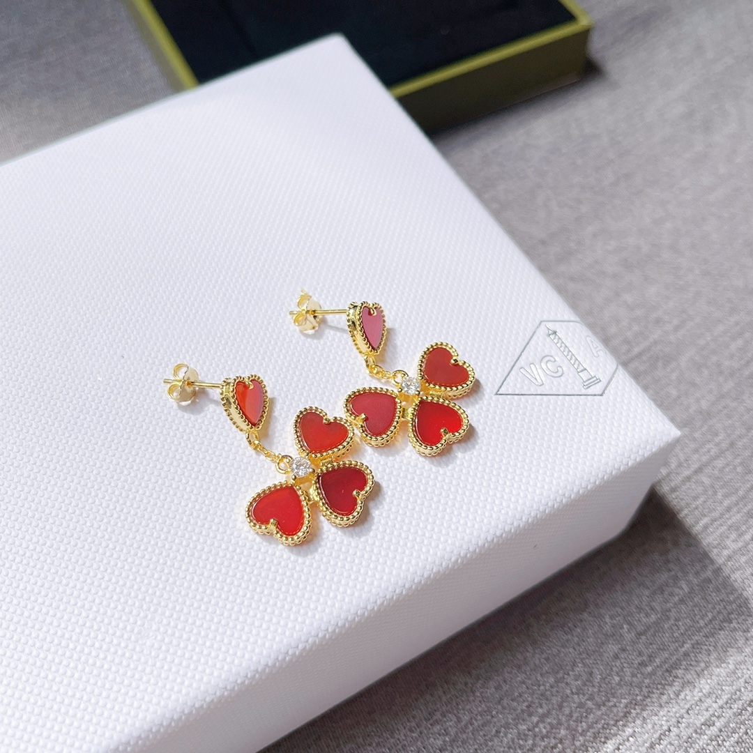 

luxury designer womens Jewelry Earrings Sweet Charm 925 Sterling Silver Wedding Anniversary Diamond original box Earring Engagement Fashion Women Party