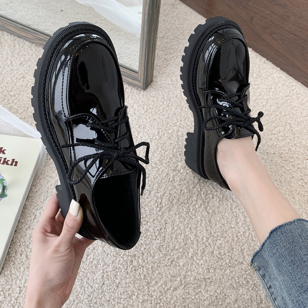 

Japanese School Students Uniform Shoes Uwabaki JK Round Toe Buckle Trap Women Girls Lolita Cosplay shoes sweet lolita shoes, Matte