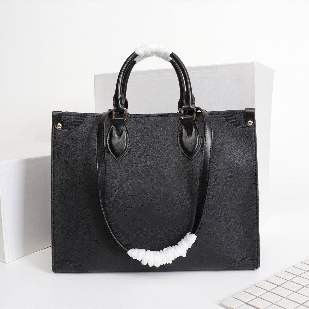 

Black shopping handbags women classic luxury shoulder bag high quality leather handbag European and American large capacity travel bags