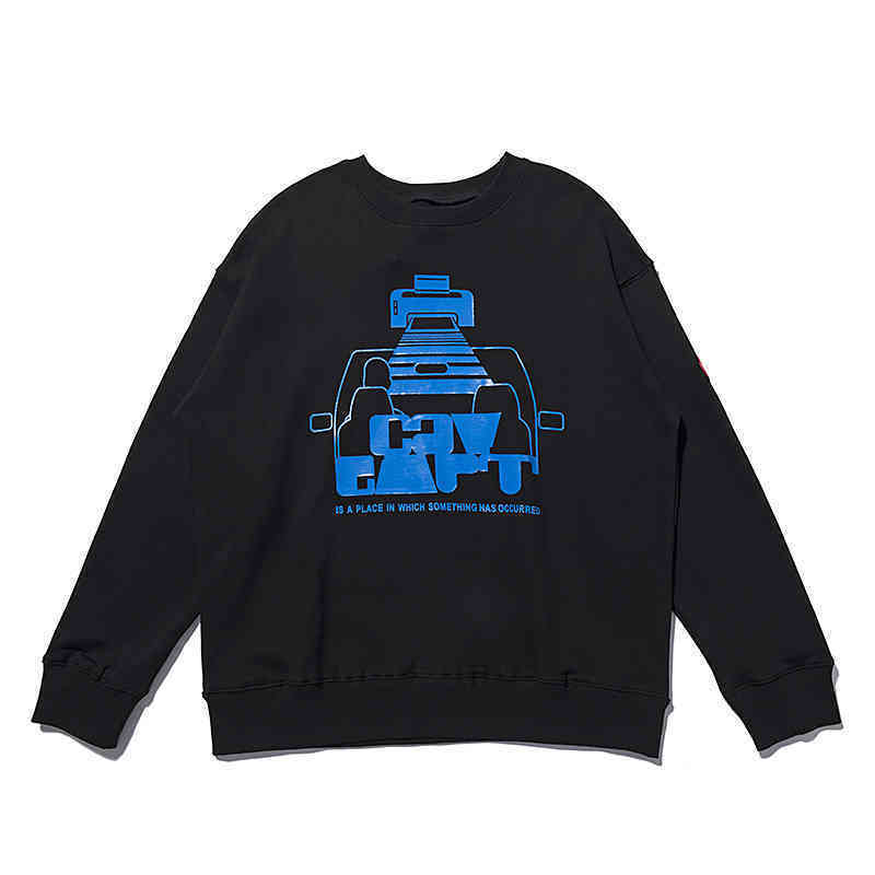 

22SS High Quality 1:1 100% Cotton Oversized Cavempt Hoodies Men Women Hip Hop Spirng Autumn Stranger Things Skateboard, Black