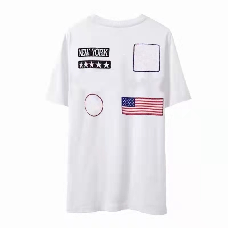 

2021 Summer Fashion Mens Stylist Luxury fashion Colorful Classic Letters men's shirt cotton men designer T shirt white black Women Clot