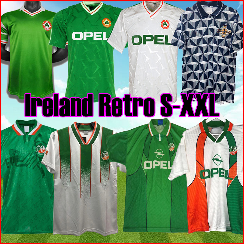 

Ireland 1990 Retro soccer jerseys 1988 1992 1994 1995 1996 vintage TOP football kit shirt Northern Ireland 1993 kits 78 88 91 93 94 96 98 Scotland Classic uniforms, 88/89 scotland yellow