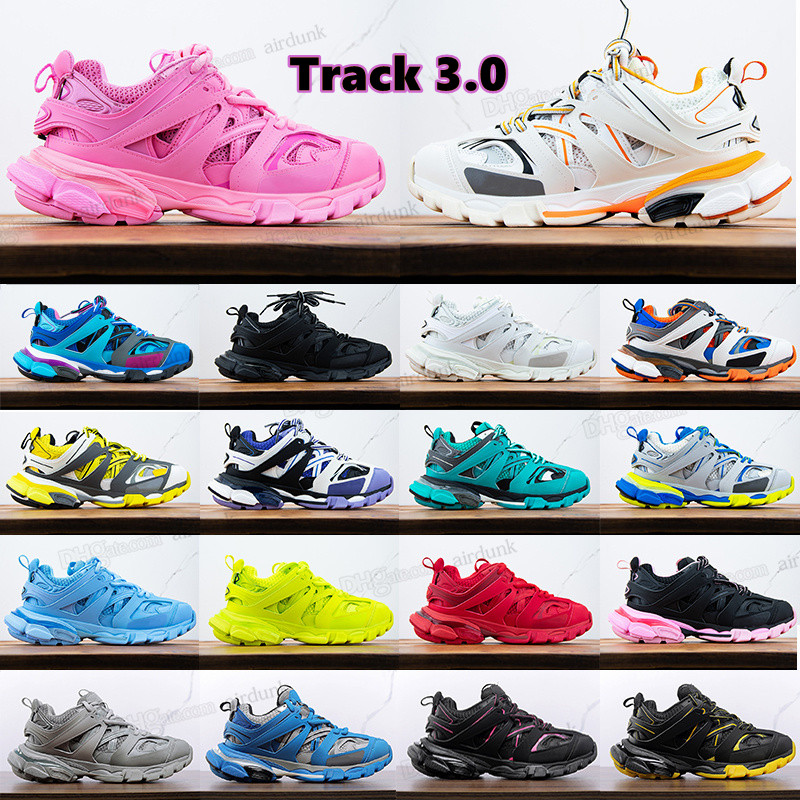 

Luxury brand Designer Men Women Casual Shoes Track 3.0 Triple white black Sneakers Tess.s. Gomma leather Trainer Mesh Nylon Platform Paris 3 balencaigas trainers shoe, I need look other product