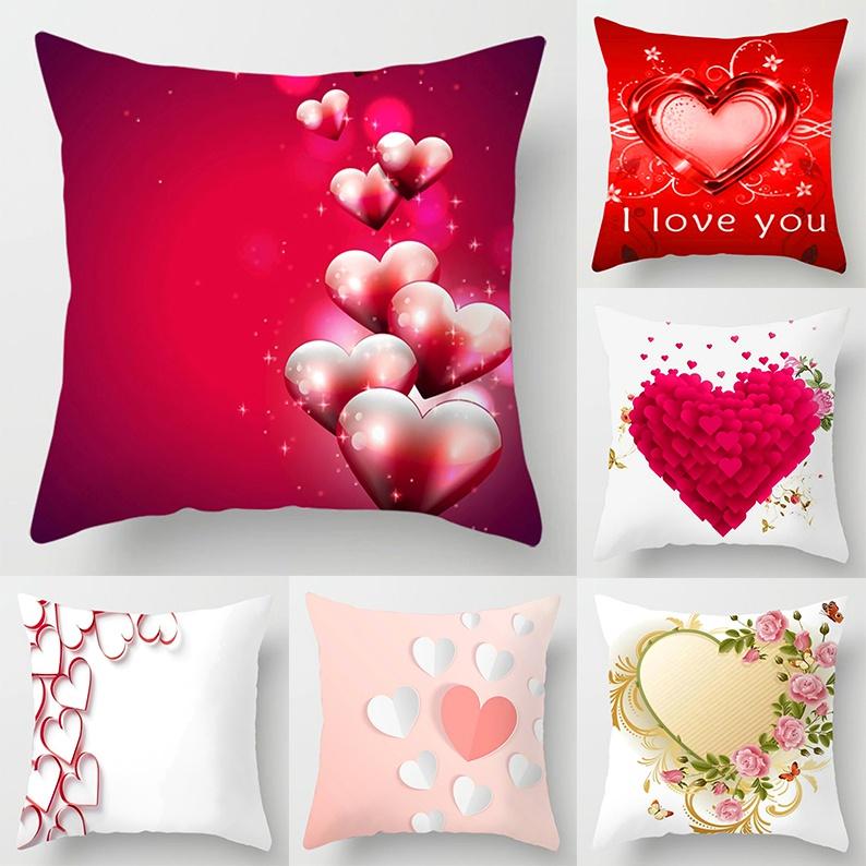 heart shaped pillow case