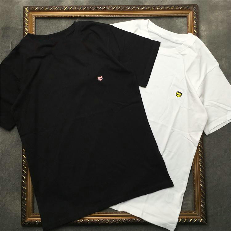 

Summer Luxury Europe mens embroidery bee t shirt Top shirts Fashion High Quality designer t-shirt Women Street Casual cotton tee, Customize