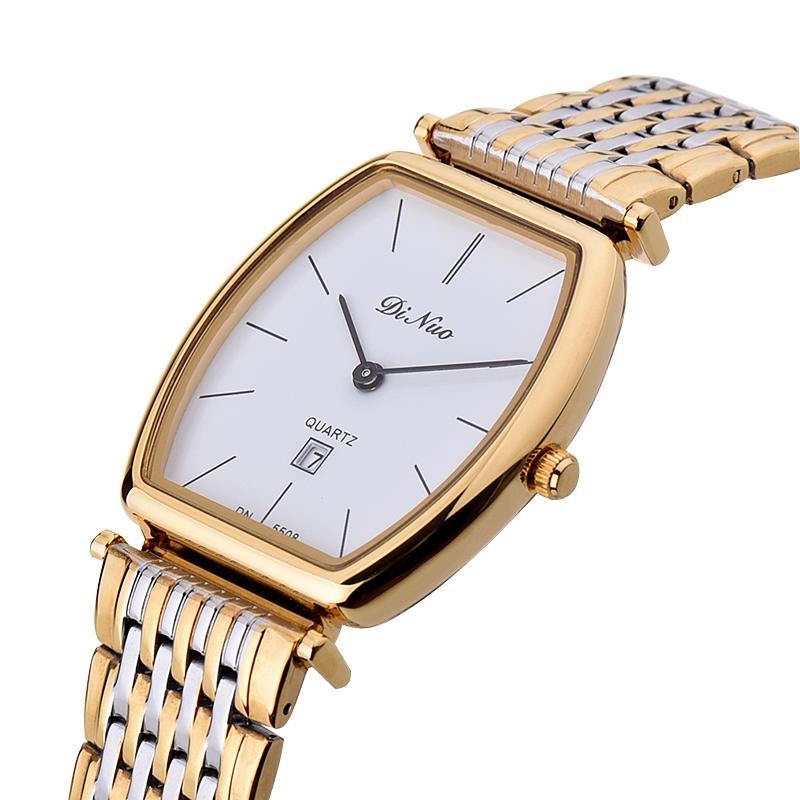 

Wristwatches Men's Watch Fashion Leisure Waterproof Ultra-thin Quartz Rectangular Business, B for woman