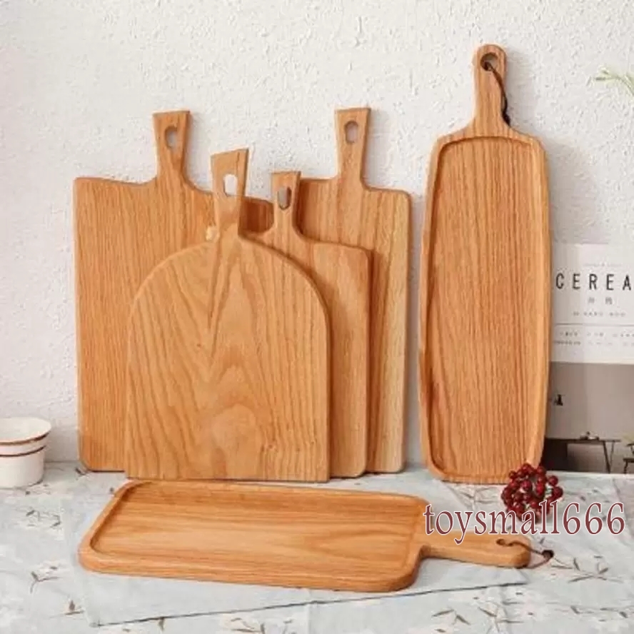 

Square Kitchen Chopping Block Wood Home Cutting Board Cake Sushi Plate Serving Trays Bread Dish Fruit Plate Sushi Tray Steak Tray FY6032 sxmy13