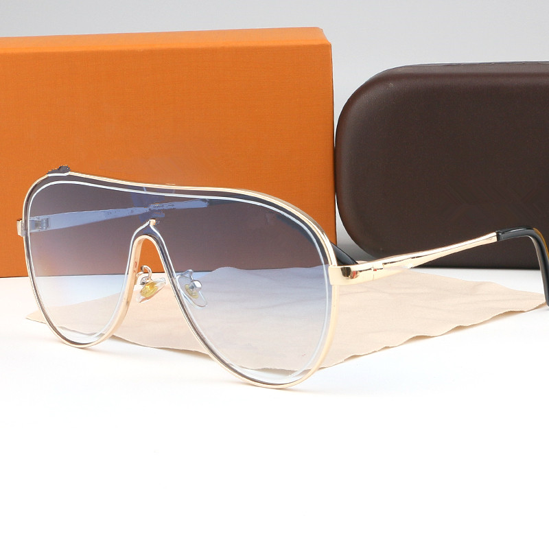 

designer brand classic pilot sunglasses fashion women sun glasses UV400 gold frame green mirror 58mm lens with box