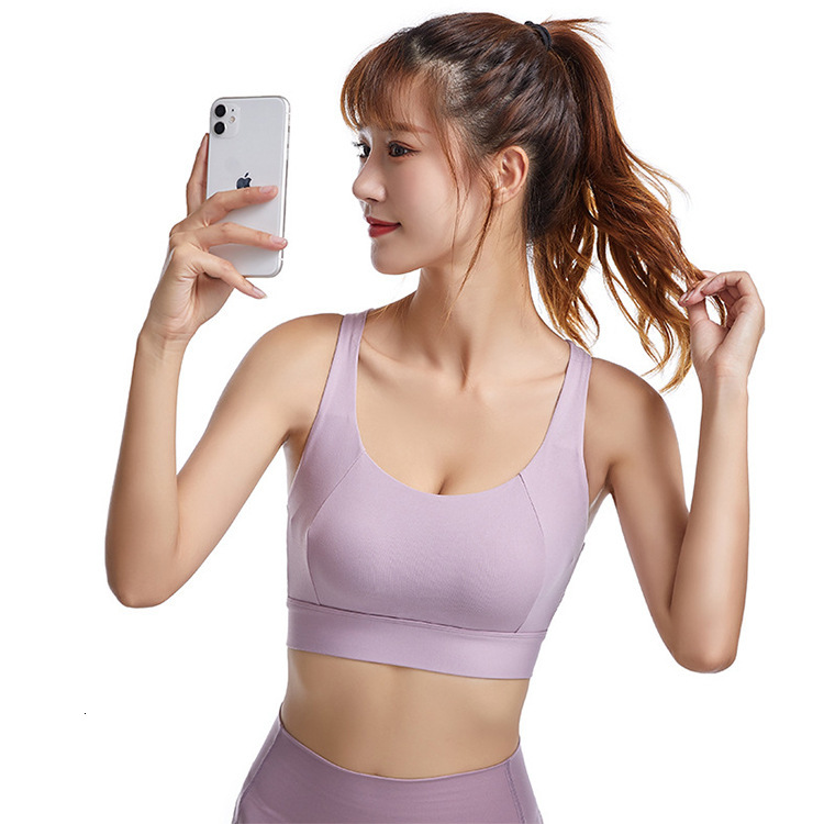 Camisoles Tanks Yoga Sports Mh Stitched Underwear Bra High Elastic Gathering Breathable Fast Dry Dance Fitns Training Women-image-720443493