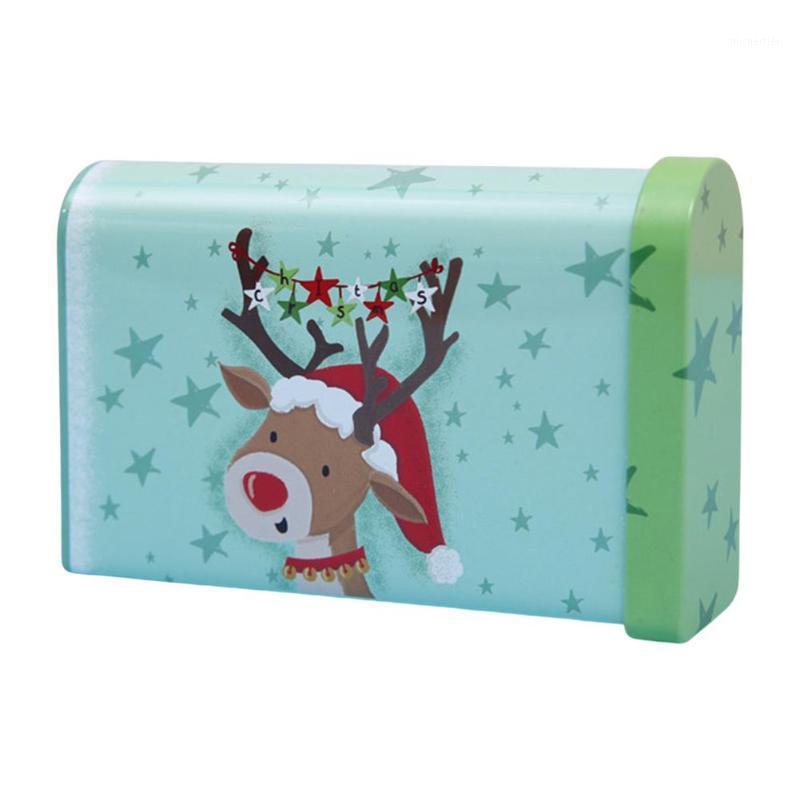 

Gift Wrap Christmas Tins Holders Boxes Colorful Patterned Tin Party Favors Storage Case Box With Lids Cookie Cand