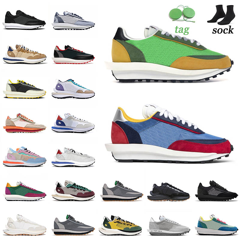 

Classic Womens Running Shoes Sacais LDV Waffle Summit White Undercover University Red Wolf Grey Royal and Red Pure Platinum Mens Sneakers Sports Trainers, C25 36-40