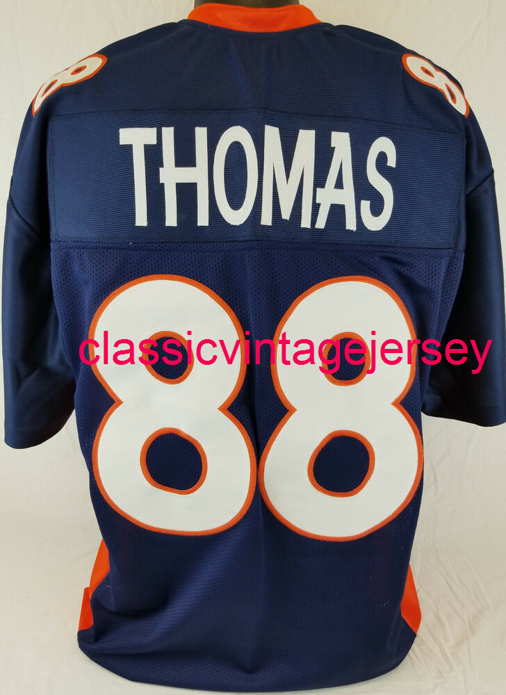 

Men Women Youth Demaryius Thomas Custom Sewn Blue Football Jersey -5XL 6XL