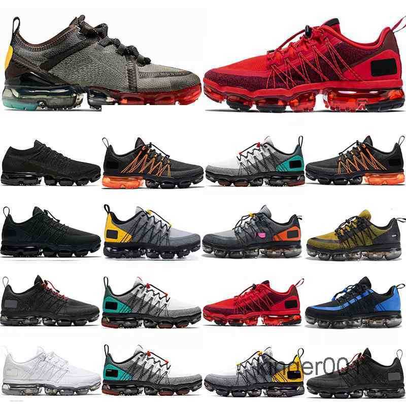 

2019 Fashion RUN UTILITY Black Tennis Shoes Throwback Future CNY RED Medium Olive Triple White Mens Cushion designer trainers sports UK9X