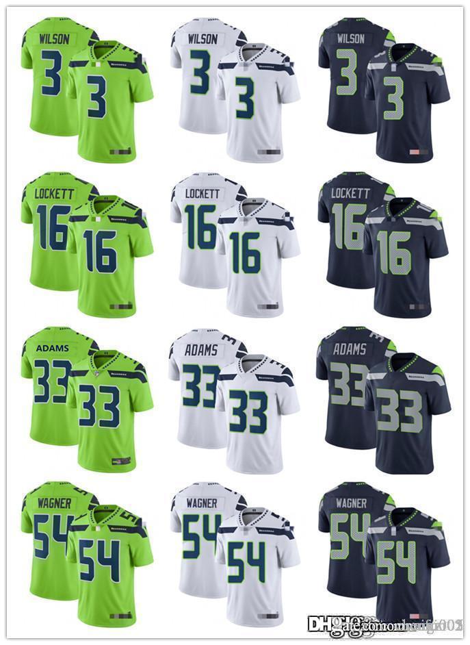 

Men Women Youth Seattle Seahawks 3 Russell Wilson 54 Bobby Wagner 33 Jamal Adams 16 Tyler Lockett Custom Football Jerseys, Black;red