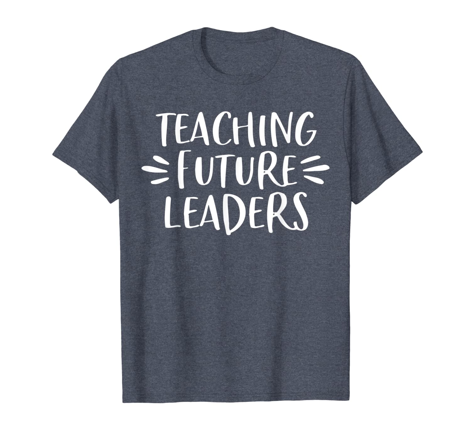 

teaching future leaders shirt, elementary school teacher tee, White;black