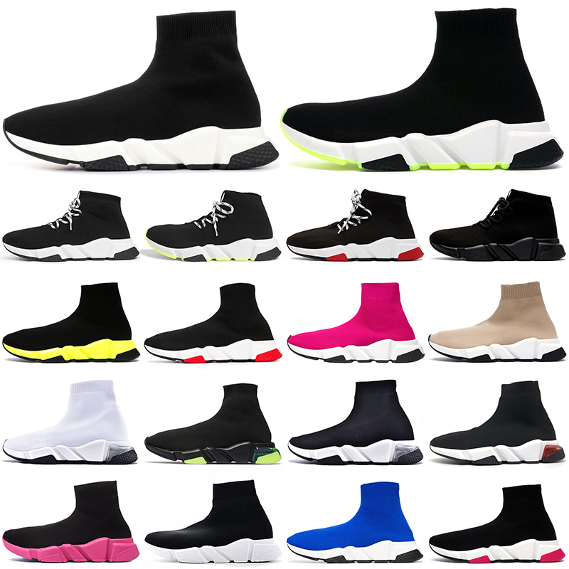 

2022 men women sock shoes beige black white clear sole lace-up all red pink mens womens platform sneakers outdoor walking jogging classic causal designer overshoes, Clear sole volt