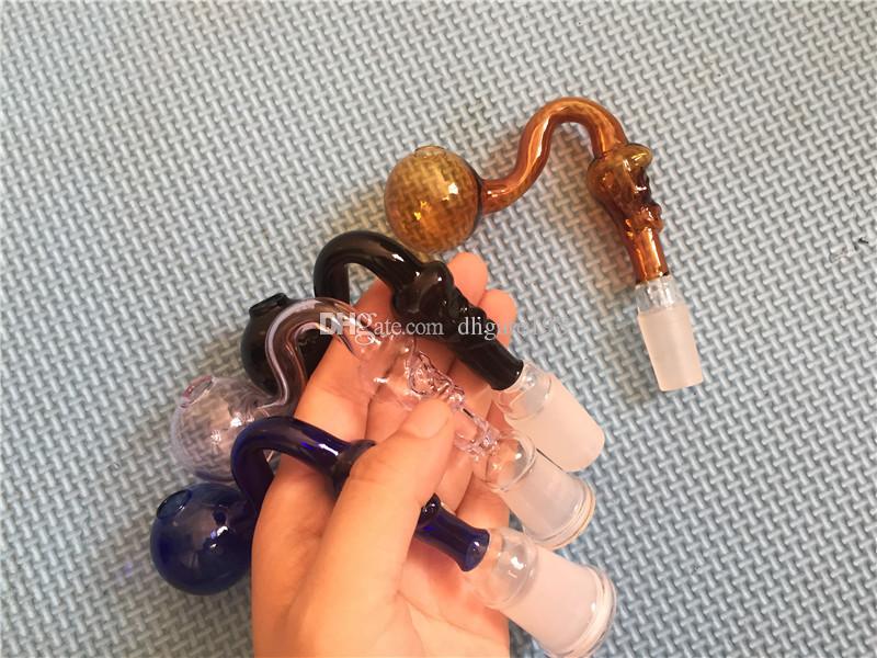 

Muti Color Glass Bowl Piece in Skull Shape Bowlls For Ash Catcher Perc Smoking Pipes Bongs BOWL 14mm 18mm male Female Joint