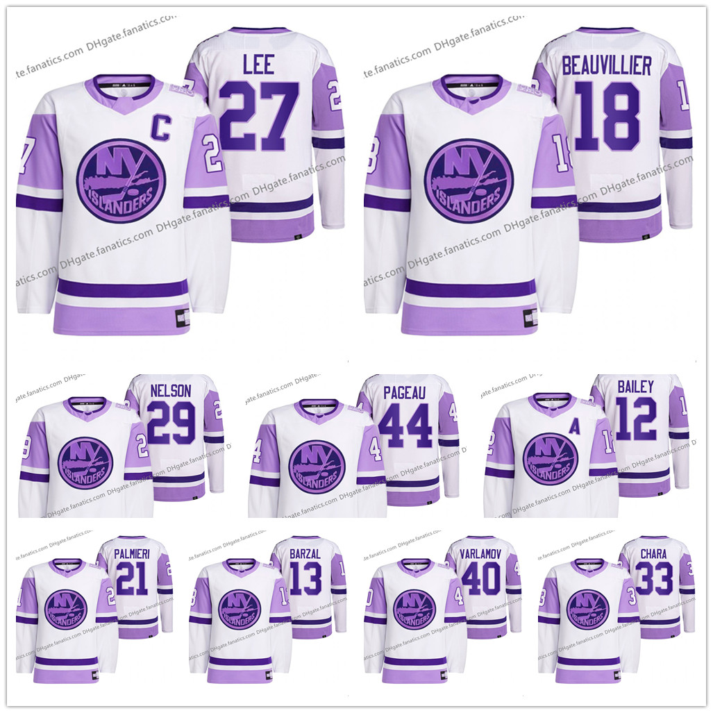 

Custom Anders Lee New York Islanders Hockey Fights Cancer Jersey Kyle Palmieri Cal Clutterbuck Brock Nelson Ryan Pulock Mathew Barzal Stitched Any Name Number, 44 jean-gabriel pageau