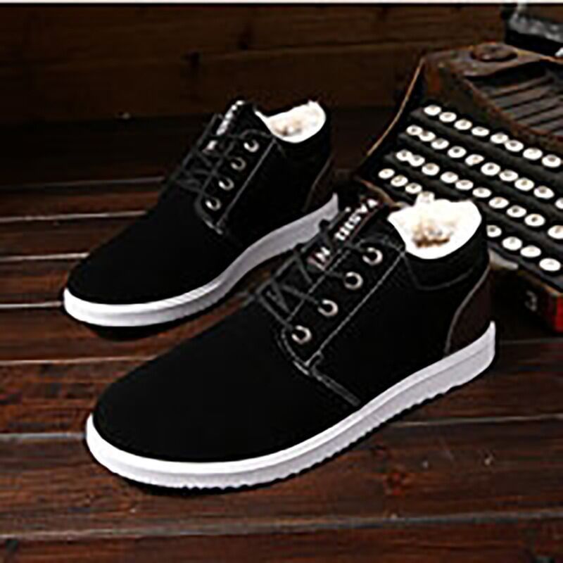 

Boots Men's Winter High Quality Shoes Casual Retro Men Chunky Fashion For Man Botas Mujer 8Z7P, Grey fur