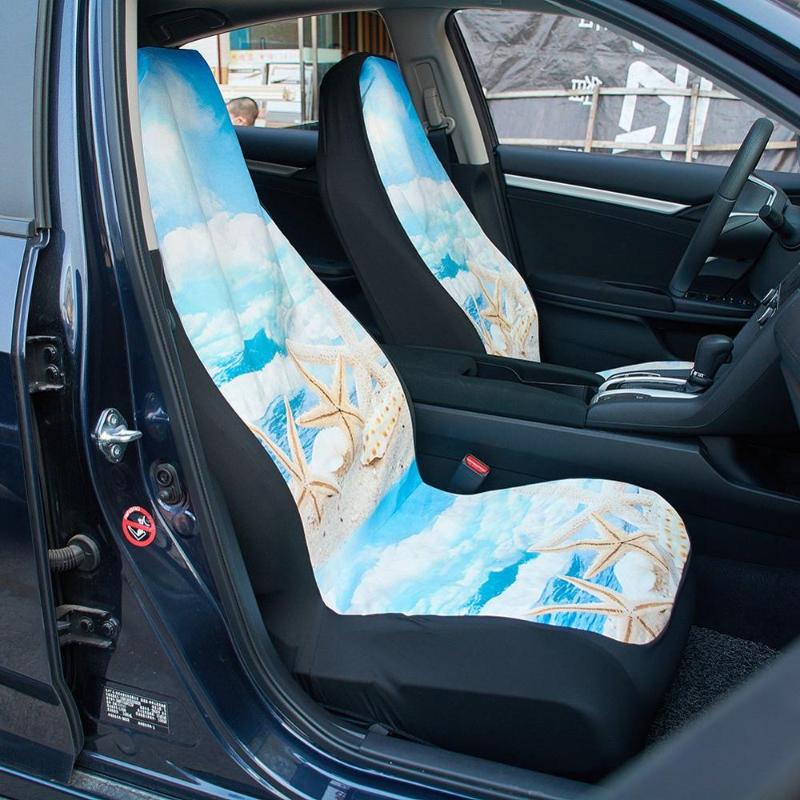 

Car Seat Covers Multiple Pattern Durable Washable 2pc Front Only Ultra-Soft Universal Auto Drive Protector Cover