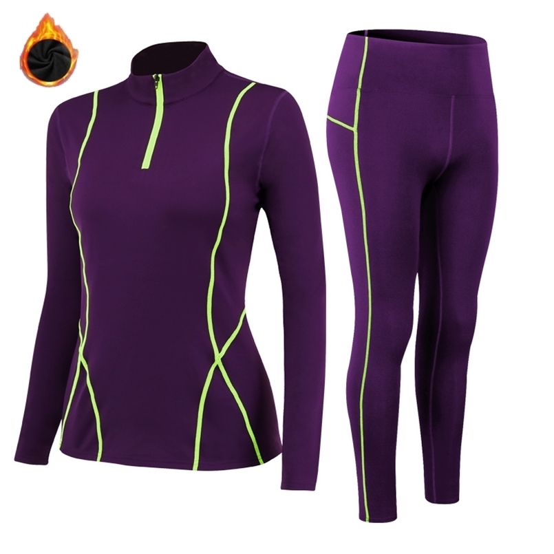 

Winter Thermal Long Johns Breathable Add Velvet Underwear Set Intimates Striped Solid Thero Pajamas Spring Women's Clothing 211110, 2-blue