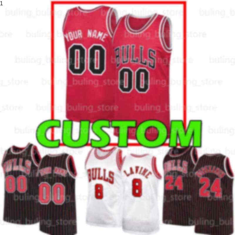 

Custom Chicago Mens Jerseys Bulls Zach Derrick LaVine Lauri 1 Rose Markkanen Coby Wendell White Carter Jr Otto 22 Porter Basketball Kids, Black;blue