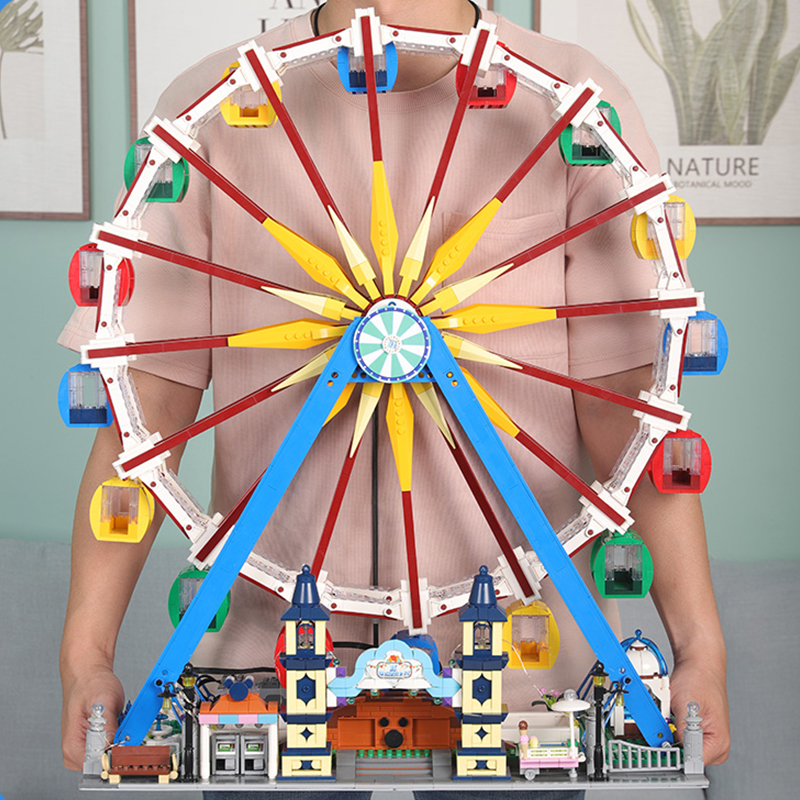 Motorized Ferris Wheel Building Blocks MOULD KING 11006 Creative Compatible With 15012 App Assembly Kids Christmas Gifts Birthday Toys For Childr-image-721801364