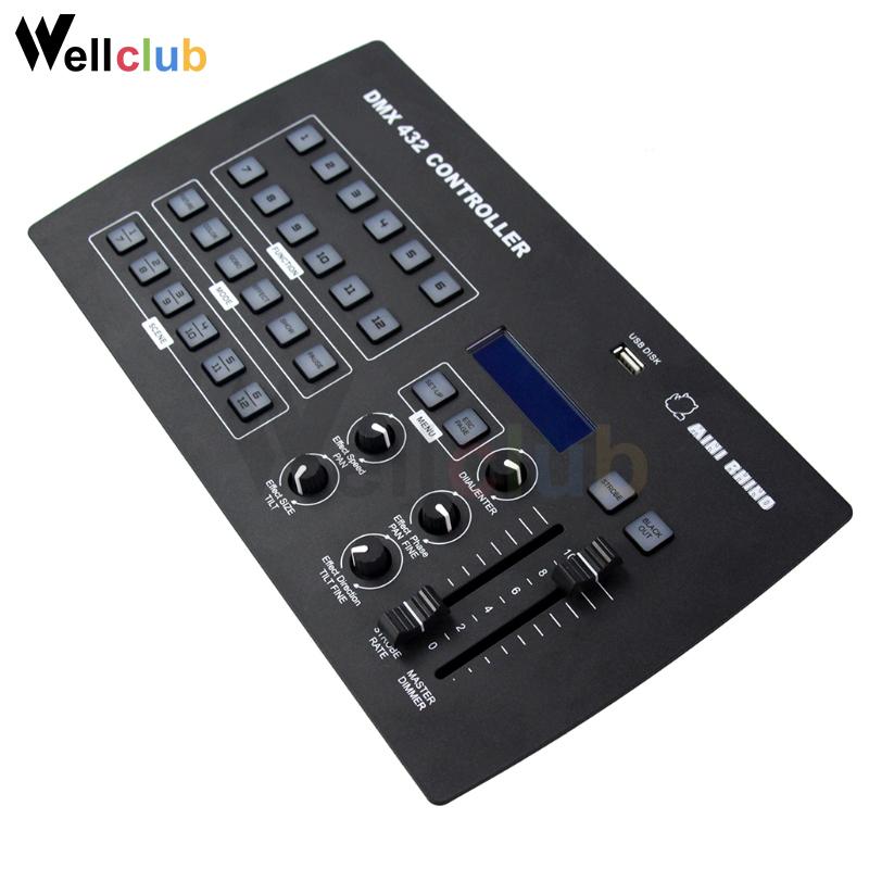 

Effects DMX-512 Controller 432 CH Mini DMX Console, Stage DJ Light Lighting Party Pub Night Club KTV Moving Heads