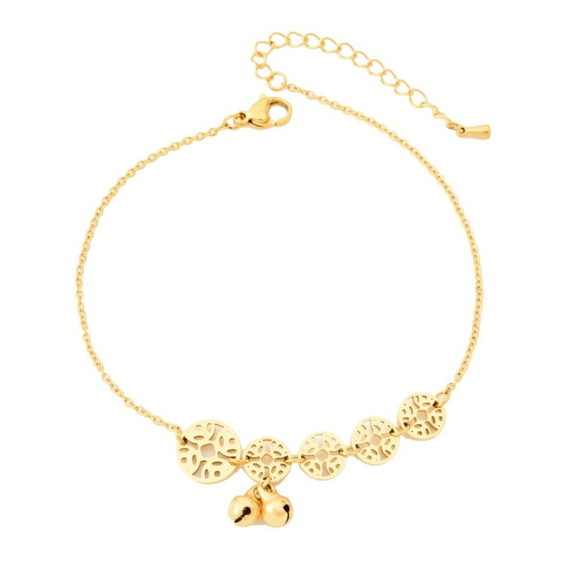 Fashionable, simple, unique vintage coin bell chain, color protection women&#039;s model, perfect for any scene-image-707365646