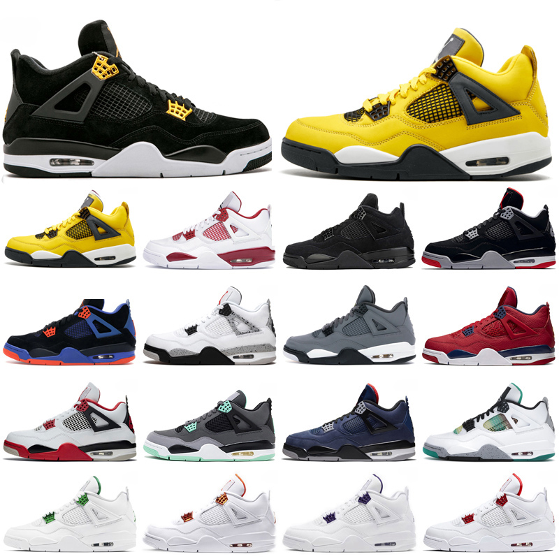 

Popular Jumpman OG 4 aj 4s Mens Womens Basketball Shoes University Blue Analyzes Sail Retro outdoor sports comfortable Sneakers Trainers Size 36-46, Starfish