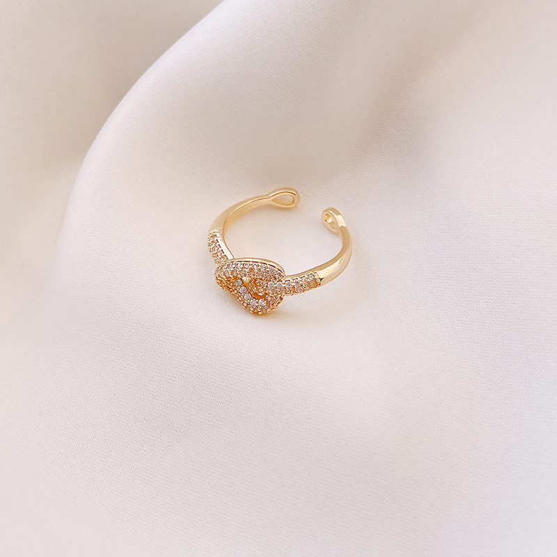 Jiezi052 Female Fashion Chain Ring Opening Buddhist Monastic Discipline Sense Of Cool Wind, A Senior Index Personality Contracted-image-706252681