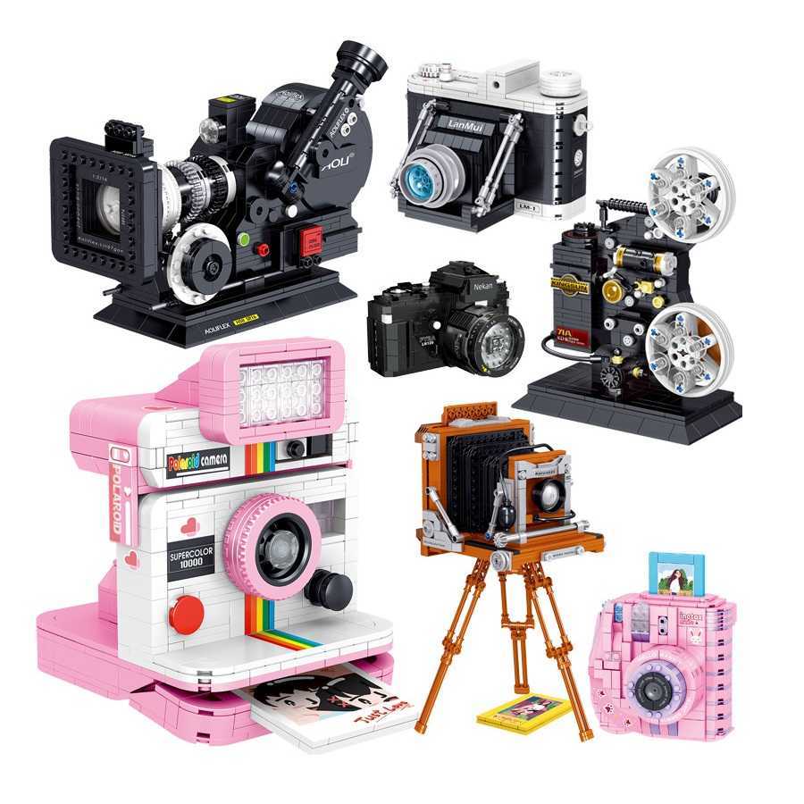 

MOC Creative Digital Camera Building Blocks DIY Plastic Bricks Children Toys Fun Kids Birthday Gifts Compatible with Loz Y0816