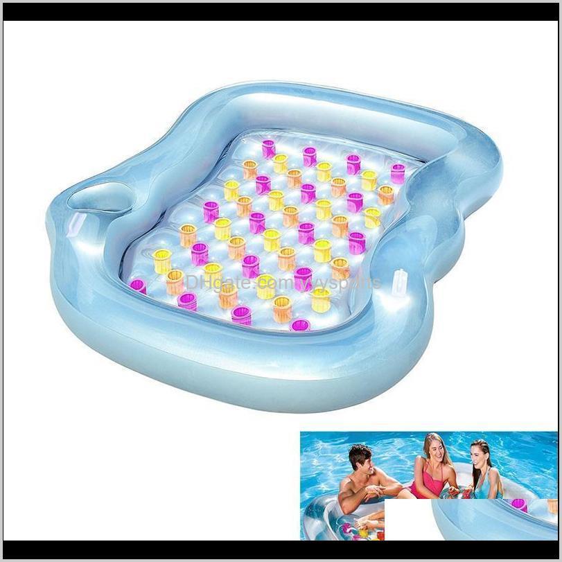 

Floats Tubes Water Sports & Outdoors Drop Delivery 2021 Double Designer Lounge Inflatable Air Cushion Thickening Novelty Swimming Pool Float
