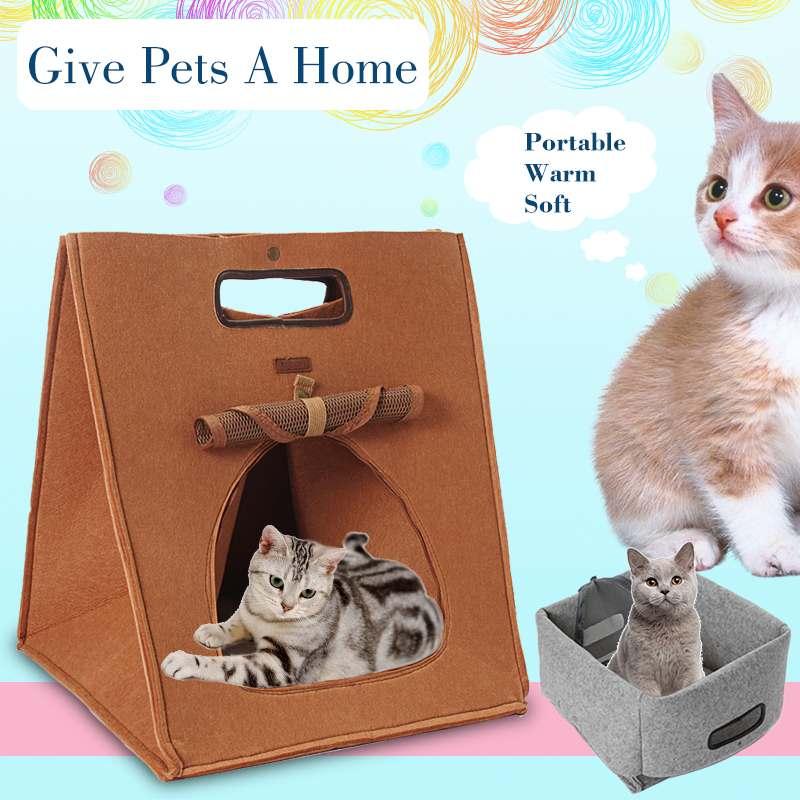 

Foldable Portable Pet Dog Cat Soft-sided Carrier Bag Multi-function Handbag Outgoing Travel Breathable Pets Car Seat Covers