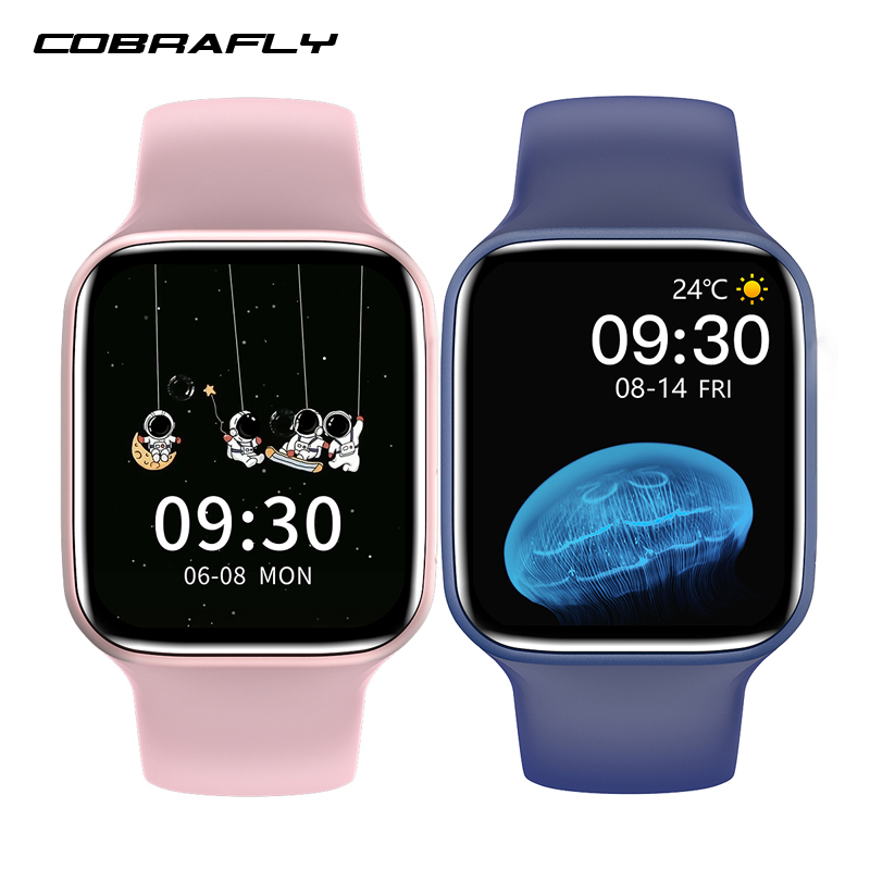 

COBRAFLY HW22 Plus Smart Watch 128M Large Memory port Bluetooth Call Wireless Charging Smart Watch Fitness Clock Pk HW22 W26g, Black