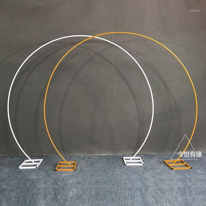 

Party Decoration Wedding Archs Balloon Arch Iron Circle Props Background Single Flower Outdoor Lawn Door Rack