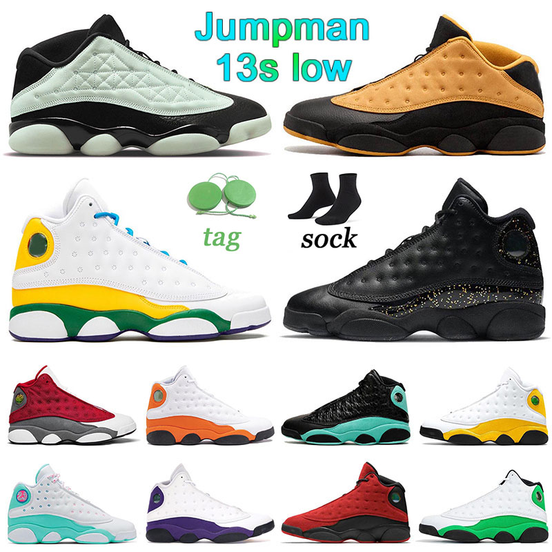 

13 13s designer man woman adult basketball shoes 2021 Nov.13 new low singles day brotherhood sport sneakers black gold glitter wolf grey court purple warm trainers, J24 40-47 red-flint