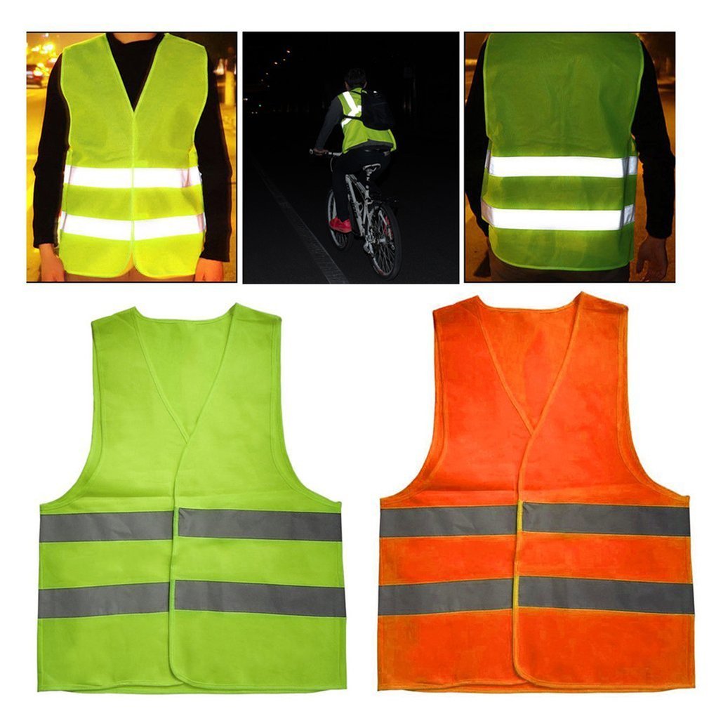 

Unisex Visibility Working Reflective Safety Traffic Vest Reflectives Warning Construction VestS For Running Cycling MotorcycleTraffic Safe