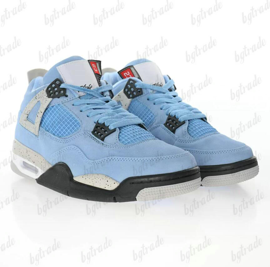 

4 University Blue Mens Basketball Shoes 4s IV SE Fashion Trainers Designer Outdoor Sneakers