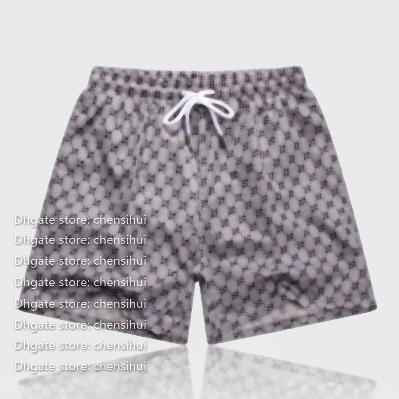 

2021 Classical leisure Summer beach pants Fashion Mens Print Shorts Casual Board panties Man designs Swimming Short Men Sports swim pant Size M-3XL, White;black