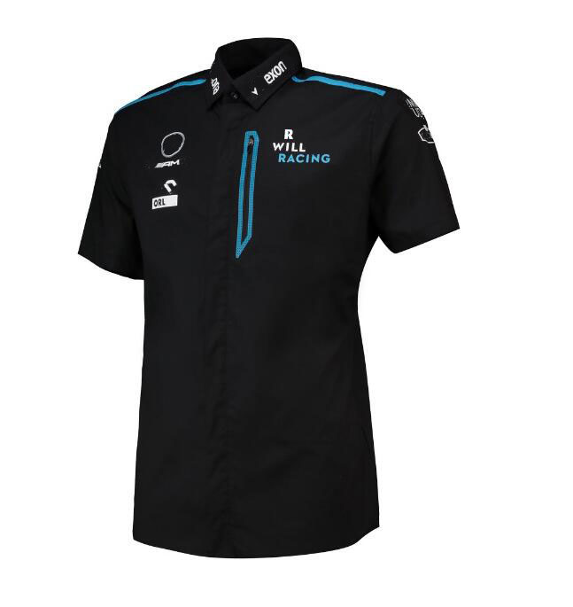 F1 World Formula One Series Car Team Uniform Lapel Short Sleeve Quick Dry POLO Shirt-image-675351413