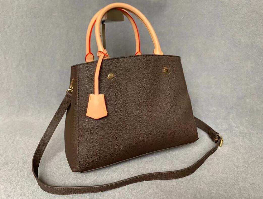 

Totes 2021 handbag women tote bag handbags crossbody womens bags shouler purse fashion saddle backpack brown flower leather 41055 33/23/15cm #MTB01