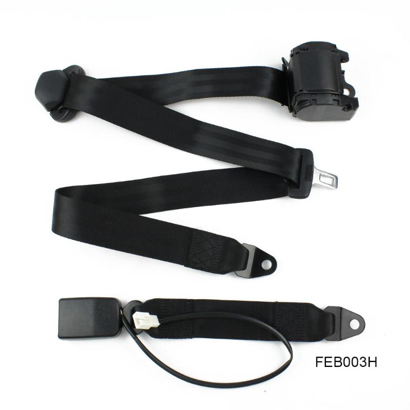 

Safety Belts & Accessories ELR 3 Point Emergency Lock Retractor Seat Belt Fixed Webbing With Switch FEB003H