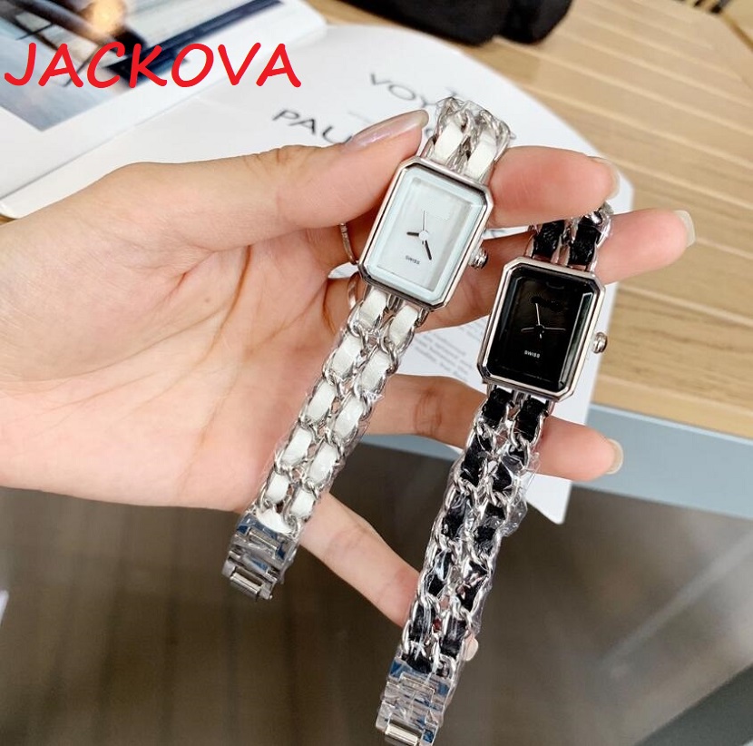 

Luxury Womens Watches Fashion Quartz Calendar Wristwatch Stainless Steel Lovers Chain Bracelet Women Watch, As pic