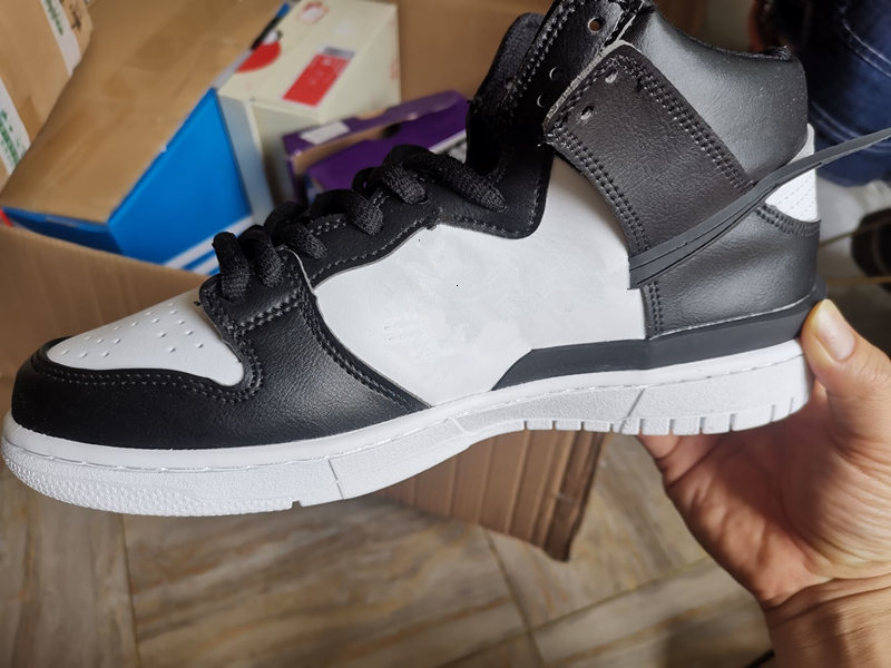 

Shoes With Logo Ambush Dunk High White/Black-Spruce Aura CU7544-001 Nakeskin Basketball Running Authentic Newest, Ambush black white