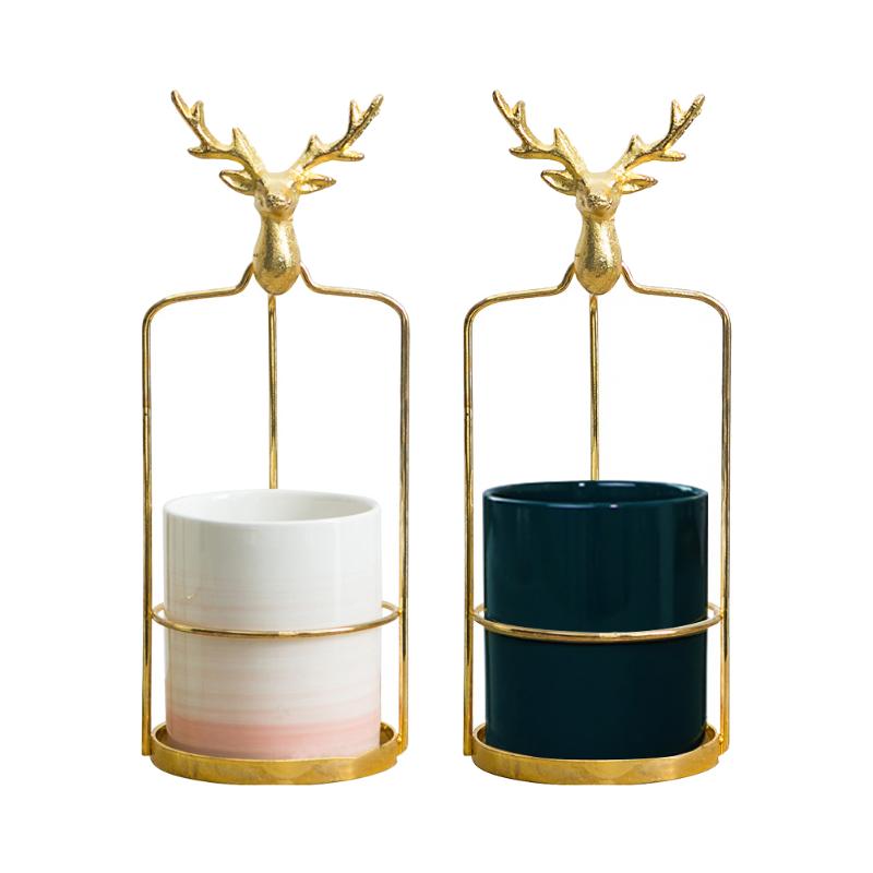 

Car Organizer 2Pcs Ceramic Storage Boxes Cosmetics Collecting Cases Special